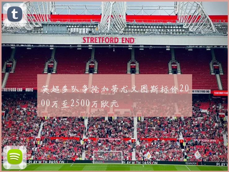 英超多队争抢加蒂尤文图斯标价2000万至2500万欧元